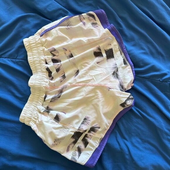Lululemon Super Squad Short Sunset Stripe Blush Quartz Multi/White/Iris Flower 4 - Picture 4 of 5